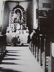 historické foto interiéru kaple