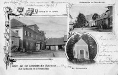 dobová pohlednice poutního areálu