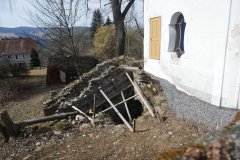 pohled zezadu zprava - nové odvodnění