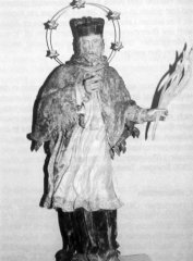 socha sv. Jana Nepomuckého z kaple