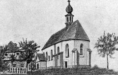 kresba kostela od Antona Schotta