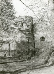 starší foto kostela - oprava střechy věže