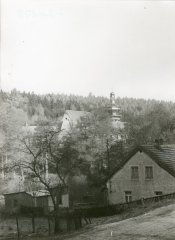 starší foto kostela - věž po opravě