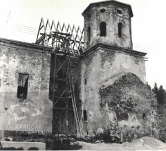 oprava kostela po požáru