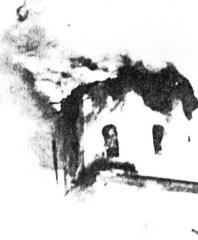 požár kostela
