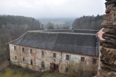 pohled na komplex kláštera