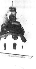 požár kostela