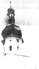požár kostela