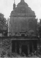 starší foto kostela - průčelí