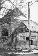 starší foto kostela - zadní část