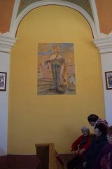 svěcení opraveného kostela - pohled do interiéru
