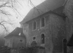 starší foto kostela - pohled zleva