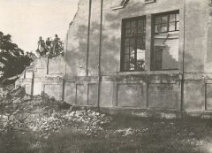 kaple po odstřelu