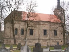 pohled zleva - oprava střechy