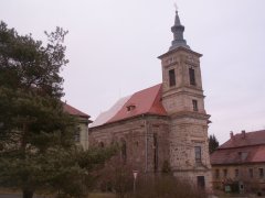 pohled zepředu zleva - nové části střechy