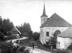 starší foto obou kaplí, foto Wilhelm Richter