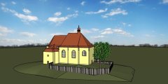vizualizace kaple po přestavbě