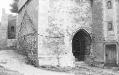 detail přízemí věže
