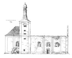 plán kostela