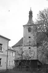 kostel před zřícením krovu