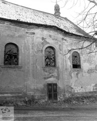 kostel před zřícením krovu