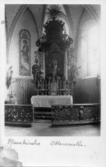 hlavní oltář kostela