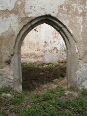 boční vchod do kostela