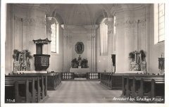 Interiér kostela upravený po požáru z roku 1901