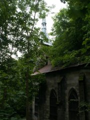 pohled na pravou stěnu zezadu