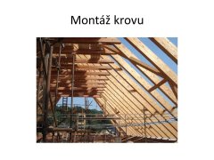 montáž krovu