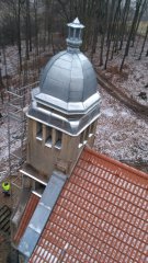 nová střecha kaple