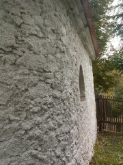 pohled na levou stěnu zezadu
