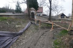 oprava opěrné zdi