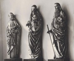 postavy z oltáře kostela, nyní v muzeu - detail