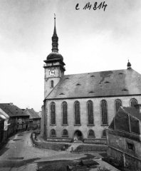 kostel ještě na původním místě