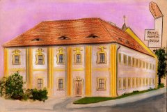 kresba špitálu