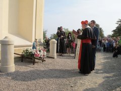 svěcení obnovené kapličky