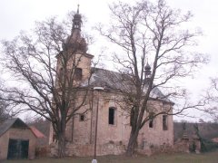 pohled zepředu zprava - nová střecha