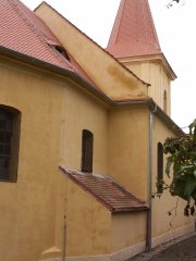 pohled na levou stěnu zezadu