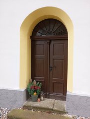 pohled na opravený vstup