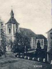 kostel před novobarokní přestavbou