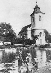 historické foto kostela