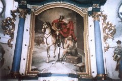 oltářní obraz sv. Martina