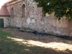 pohled na levou stěnu