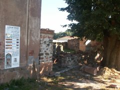 oprava ohradní zdi kostela