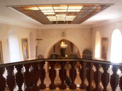 pohled z kůru k presbytáři