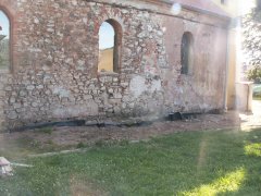 pohled na levou stěnu