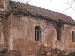 pohled na pravou stěnu