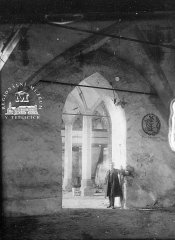 historické foto interiéru kostela