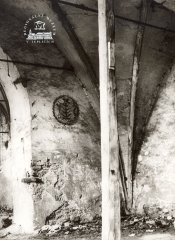 historické foto interiéru kostela